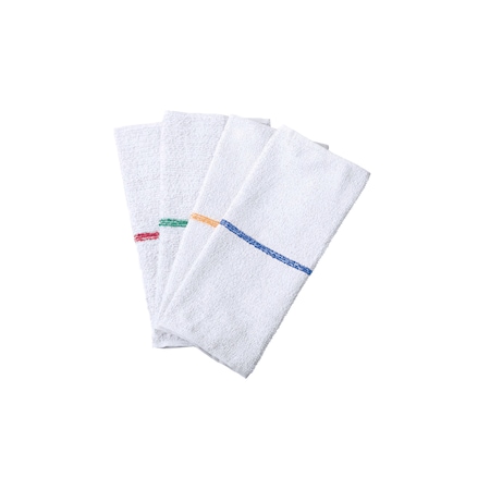 Chef Revival Chef Revival 16x19 Striped Bar Towel, PK12 700BRT-BLS